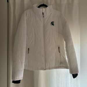 Women’s Columbia jacket. MSU Spartans. New without tags! Size XL.